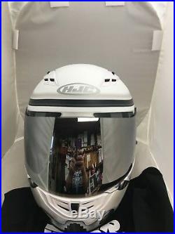 Hjc Cs-r3 Star Wars Storm Troopers Motorcycle Helmet Large Free Silver Shield