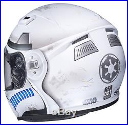 Hjc Cs-r3 Star Wars Storm Troopers Motorcycle Helmet X-large Free Silver Shield
