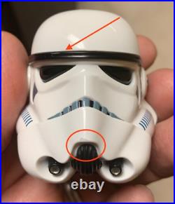 Hot Toys Star Wars Stormtroopers MMS268 Helmet Set of 2 US Seller -READ