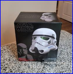 Imperial Stormtrooper Electronic Helmet STAR WARS Black Series Voice Changer NEW