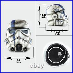 Imperial Trooper Commander Damaged / Star Wars / Cosplay Helmet / Imperial Tr