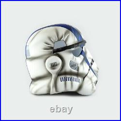 Imperial Trooper Commander Damaged / Star Wars / Cosplay Helmet / Imperial Tr