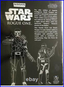 In BoxAuthentic Star Wars Rogue One Death Trooper HelmetNissanGentle Giant