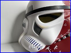 Incinerator Stormtrooper Electronic Helmet STAR WARS Black Series WORKING Great