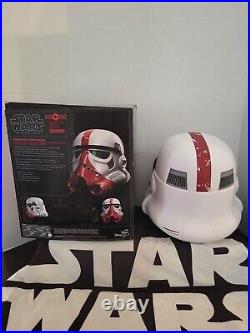 Incinerator Stormtrooper Helmet STAR WARS Black Series Electronic MIB #2