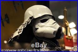 Japanese SAMURAI Yoroi Armor Kabuto x STAR WARS STORM TROOPER Mask Helmet Doll