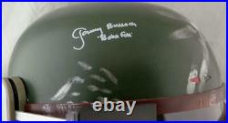 Jeremy Bulloch Signed Star Wars Boba Fett Helmet withBoba Fett- JSA W Auth White