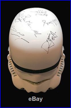 Jimmy Kimmel Live! Stormtrooper Helmet Signed by Rogue One Cast & Director