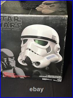 John Boyega Signed Star Wars Black Series First Order Stormtrooper Helmet JSA