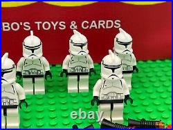 LEGO 6 episode 2 CLONE TROOPERS open helmets minifigures STAR WARS set 4482 7163