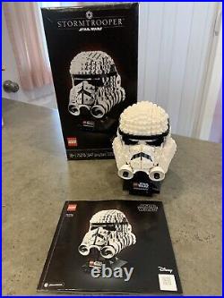 LEGO Star Wars 75276 Retired Storm Trooper Helmet Display Set With Manual And Box