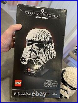 LEGO Star Wars 75276 Retired Storm Trooper Helmet Display Set With Manual And Box