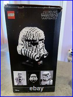 LEGO Star Wars 75276 Retired Storm Trooper Helmet Display Set With Manual And Box