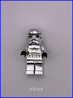 LEGO Star Wars Chrome Stormtrooper Minifigure Helmet Shifted Down Misprint Rare