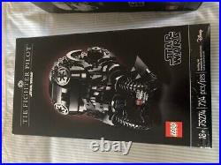 LEGO Star Wars Helmets TIE Pilot, Fett, Stormtrooper 75274, 75277, 75276 Retired