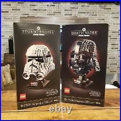 LEGO Star Wars Stormtrooper Helmet 75276 Darth Vader 75304 Building Kits