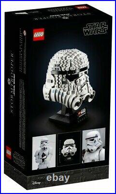 LEGO Star Wars Stormtrooper Helmet Building Kit 75276 Collectible Toy