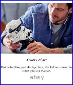 LEGO Stormtrooper Helmet Star Wars 75276 647 pieces 18+ brand new RETIRED