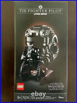 LEGO TIE Fighter Pilot Helmet 75274 Star Wars Brand New Sealed