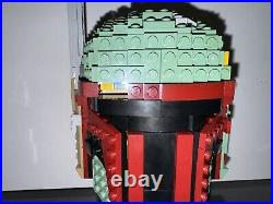 Lego Star Wars Boba Fett, Stormtrooper, Imperial Tie Fighter Pilot Helmet Busts