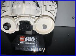 Lego Star Wars Boba Fett, Stormtrooper, Imperial Tie Fighter Pilot Helmet Busts