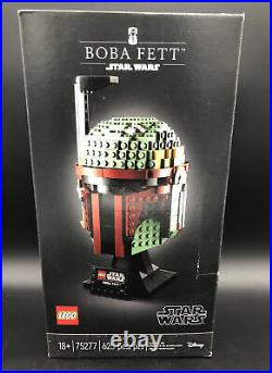Lego Star Wars Helmet Collection 75277 Boba Fett, 75276 Stormtrooper, and 75274