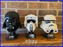 Lego Star Wars Helmets Sets 75305, 75304 and 75276