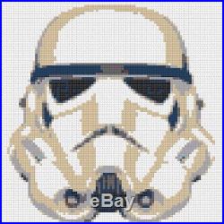 Lego Star Wars Stormtrooper Helmet Mosaic Custom Made