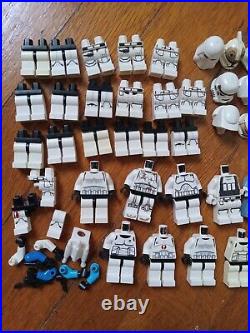 Lego Star Wars minifigure lot Clone Stormtrooper Body Torso Parts Pieces Helmets