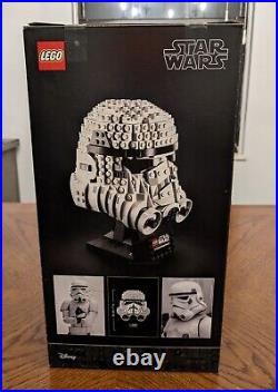 Lot of 3 LEGO Star Wars Helmets 75276,75305,75277 Stormtrooper, Boba Fett, Scout
