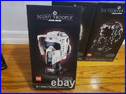 Lot of 4 LEGOs Star Wars 75274, 75276, 75277, 75305. All brand new, sealed