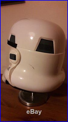 MASTER REPLICAS STORMTROOPER HELMET STAR WARS limited edition BOXED USED