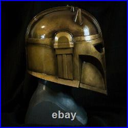 Mandalorian Helmet Armorer Helmet Antique Finish by Star Wars Mandalorian Series