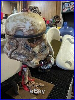 Mandalorian Inspired Star Wars The Black Series Imperial Stormtrooper helmet