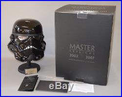 Master Replicas Shadow Stormtrooper Helmet Not Efx Star Wars Helmet COMPLETE