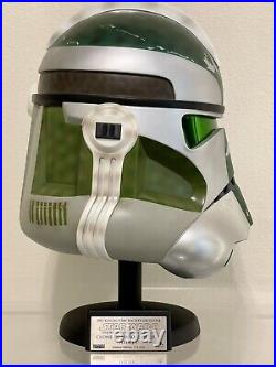 Master Replicas Star Wars Clone Commander Gree Life-Size Helmet Limited #316/500