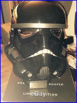 Master Replicas Star Wars Shadow Storm Trooper Helmet Limited edition 95 of 500