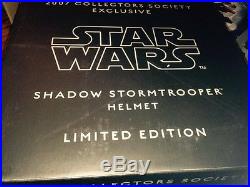 Master Replicas Star Wars Shadow Storm Trooper Helmet Limited edition 95 of 500