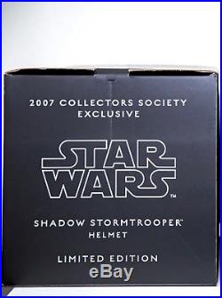 Master Replicas Star Wars Shadow Stormtrooper Helmet 11 Low Number Not EFX Rare