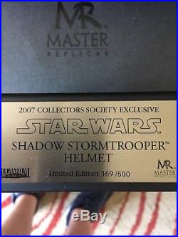 Master Replicas Star Wars Shadow Stormtrooper Helmet Rare