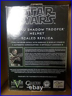 Master Replicas Star Wars Utapau Shadow Trooper Scaled Helmet 2007 from JP Rare