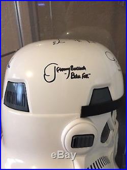 Master Replicas Storm Trooper Helmet Signed