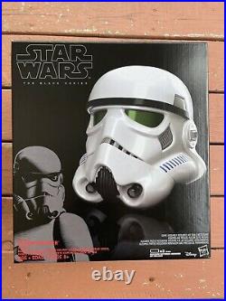 NEW Star Wars Black Series Imperial Stormtrooper Electronic Voice Changer Helmet