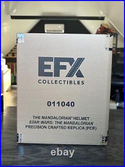 NEW Star Wars EFX The MANDALORIAN Precision Crafted Replica PCR Helmet SEALED