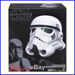 NEW Star Wars The Black Series Imperial Stormtrooper Electronic Helmet Voice