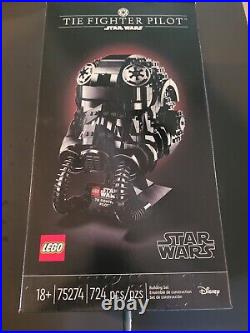 NIB New LEGO Star Wars TIE Fighter Pilot Helmet 75274 Target Exclusive