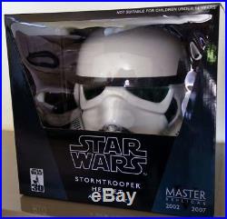 Neu Misb Sealed Star Wars Master Replicas Stormtrooper Helmet 11 Open Edition