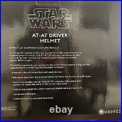 New Anovos Star Wars At-At Driver Helmet Disney Lucas Films Stormtrooper 2016