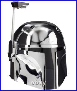 New EFX Boba Fett ESB 40th Anniversary Chrome Helmet LE Star Wars Sealed 139/250