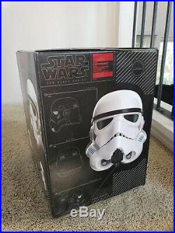 New Hasbro Star Wars The Black Series Imperial Stormtrooper Helmet Voice Changer